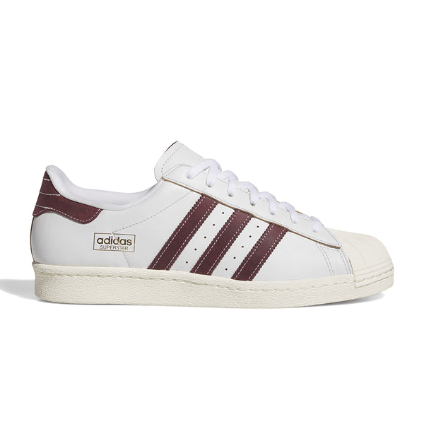 Adidas Superstar 80 Adv Crystal White / Shadow Red / Off White - Streetart.fr